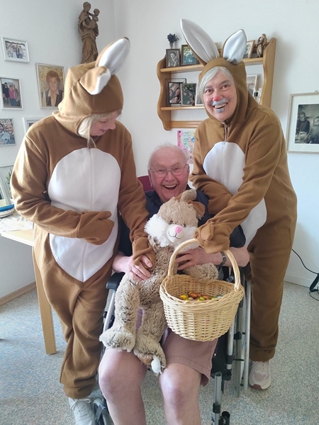 Besuch vom Osterhasen